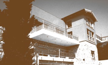 άποψη του εξώστη του καθιστικού