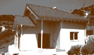 άποψη της βεράντας της κουζίνας